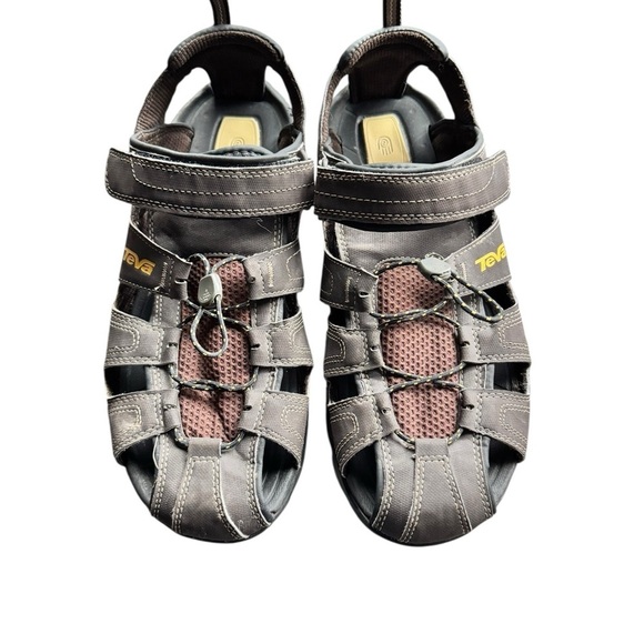 Teva Men’s 11 Closed Toe Sport Sandals Water-Ready, ShockPad Brown Hiking Shoes main image 6